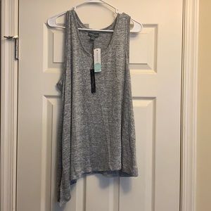 XL Market & Spruce Gray Knit Top